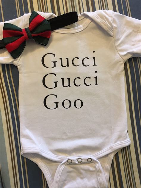 gucci baby suit for special occasions|life is gucci baby onesie.